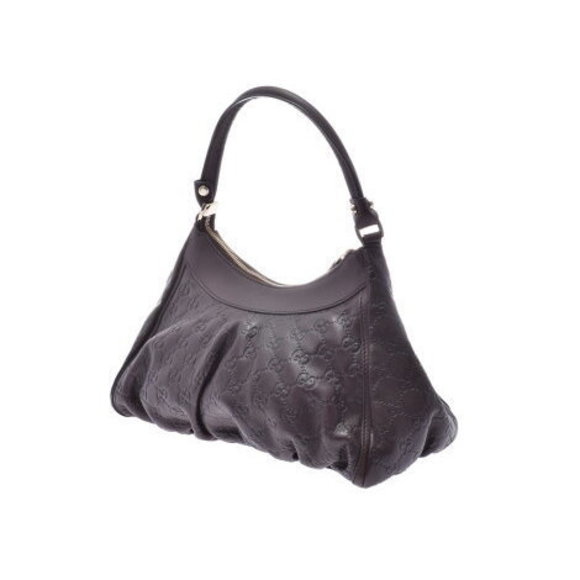 Gucci Guccisima Semi Shoulder Bag Brown GG Calf - Picture 2 of 12